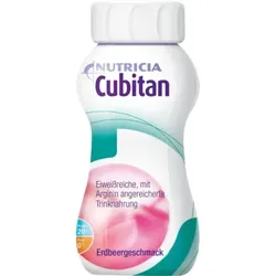 Cubitan Trinknahrung Erdbeere 6X4X200 ml Flüssigkeit