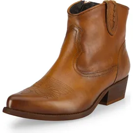 felmini wide fit Stiefelette in Mittelbraun | Braun - 42