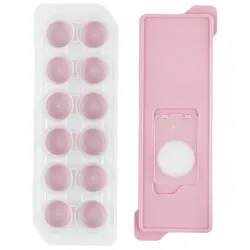 Sallys Eisbehälter Kugeln - für bis zu 12 Kugeln - Pastellrosa