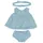 MINILAND BABY Miniland Strick-Kleiderset Kleid & Stirnband Blau (31687)