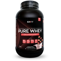 Whey Protein Pulver Erdbeere | 2,2kg | Premium Molkenproteine für Muskelaufbau | Protein Isolate | Eiweißpulver | Proteinpräparate | EAFIT made in France