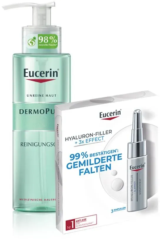 Eucerin® DermoPure Reinigungsgel – Gegen Pickel und unreine Haut – Effektive und gleichzeitig sanfte Reinigung