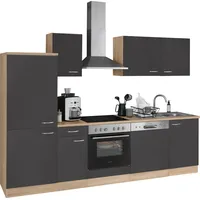 OPTIFIT Küchenzeile Parare 270 cm grau