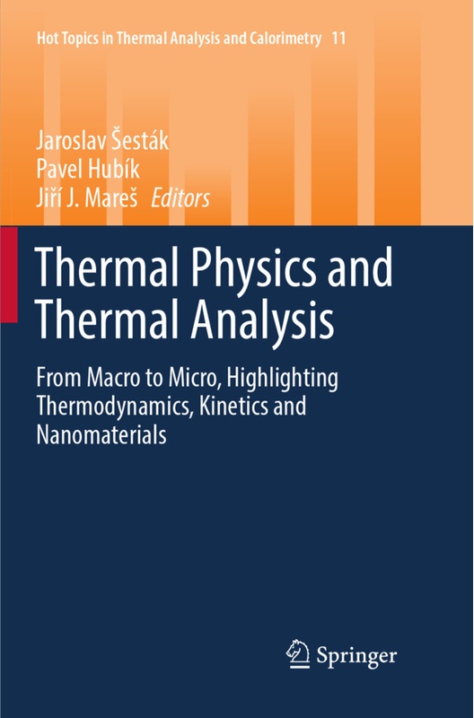 Thermal Physics And Thermal Analysis, Kartoniert (TB)