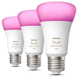 Philips Hue White and Color Ambiance E27 6,5W Bluetooth 3er-Set (929002489603)