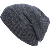 Eisglut Strickmütze Lofftg Longbeanie | grau