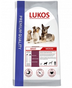Lukos Adult Medium - premium hondenvoer  1 kg