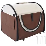 PawHut Hundetransportbox Haustierrucksack 46 x 36 x 41 cm