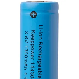 Keeppower Keeppower, 14430 mit 1300mAh 3,6Volt - 3,7Volt Lithium-Ionen-Zelle (ohne Schutzelektronik),Kompakte Power für anspruchsvolle Anwendungen