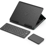 Logitech Casa Pop-Up Desk - Tastatur- und Touchpad-Set - Bluetooth LE - Classic Chic
