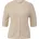 Halbarm-Strickjacke Beige XL