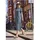 street one studio Midikleid Blau 34