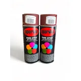 Lackspray, Sprühlack, Sprühdose 2 Dose, RAL 3009 Oxidrot glänzend, 2x400 ml