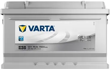 Varta Starterbatterie Silver Dynamic 74Ah 750A E38 [Hersteller-Nr. 5744020753162] für Alfa Romeo, Audi, Austin, Bentley, BMW, Cadillac, Chevrolet, Fer