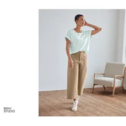 Nah/Studio Culotte - recycelte Baumwolle - Gr. 36 - braun