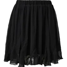 QS Chiffonrock Damen Schwarz 36