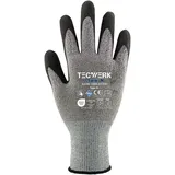 tecwerk Handschuhe FlexN Gr.10 grau/schwarz EN 388 PSA II TECWERK
