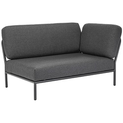Loungeelement Level Houe Gestell dunkelgrau, Polster grau, Designer Henrik Pedersen, 82x140x95 cm