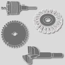 BRÜCK Wendemesser HS 530mm System CENTROFIX