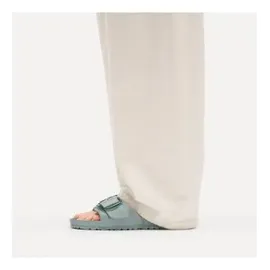 Birkenstock für Damen. 1031422 Sandalen Madrid Big Buckle EVA (Schmale Passform) türkis (36), Kunststoff, Wohnung, Schnalle, Lässig, Grün