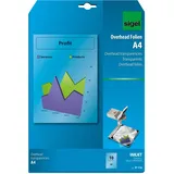 Sigel / Overhead-Folien für InkJet / Tintenstrahldrucker A4, 10 Blatt