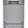 Bosch Serie 2 SMI2HTS02E Einbau-Geschirrspüler (teilintegrierbar, 598 mm breit, Edelstahl)