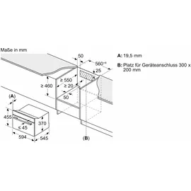 Siemens CE932GXB1 -Einbau-Mikrowelle 60 x 45 cm Schwarz, Edelstahl