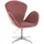 Svita Loungesessel Broox Samt 70 x 105 x 56 cm Rosa