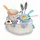 alldoro 60421 Kochset Kinderküche, 8-TLG. Spielküchen Zubehör mit Herd, Topf, Pfanne & Besteck, Küchenspielzeug ab 3 Jahren, Indoor & Outdoor