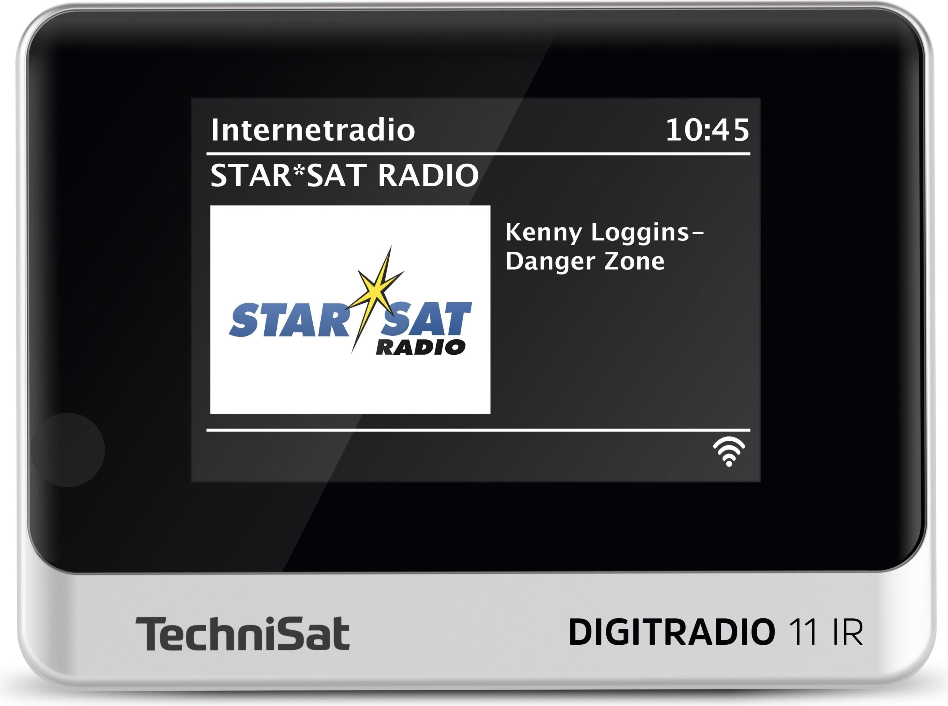 TechniSat DigitRadio 11 IR schwarz/silber (UKW, Internetradio, DAB+, Bluetooth, WLAN), Radio, Schwarz, Silber