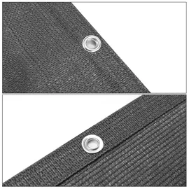 salcar Windschutz 120 x 600 cm grau Polyethylen