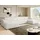 beautysofa Ecksofa PEDRO U XL, breite Ottomane, Farbe: Weiß (Raven21) - Weiß