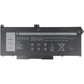 AccuCell Akku passend für Dell Latitude 15 5520, Li-Polymer, 15,2V, 4100mAh, 62,3Wh