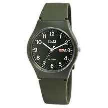 Citizen A212J008Y 38 mm Quarzgehäuse Wasserdicht Sportarmband Blau