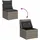 vidaXL Garten-Lounge-Set 9-tlg. grau