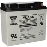 YUASA Blei-Akku REC22-12B Pb 12V 22Ah Zyklenfest, M5 Flachpol