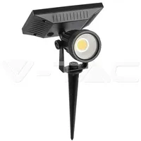 V-Tac 2W LED Solar Spitze IP65 3000K