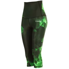 Winshape Damen Functional Power Shape High Waist HWL202 3⁄4-Leggings, Samaragd, XL