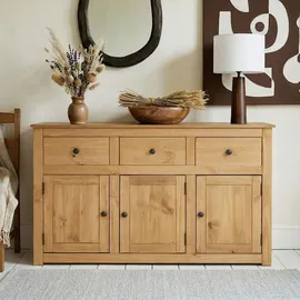 CARO-Möbel Sideboard 135 x 80 x 40 cm Braun