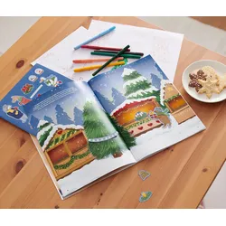 Tchibo - Stickerbuch: »Bezaubernde Weihnachtszeit«