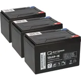Q-Batteries Akku 36V 15Ah (3x12V 15Ah) E-Scooter E-Roller