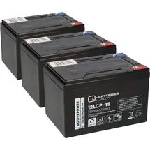 Q-Batteries Akku 36V 15Ah (3x12V 15Ah) E-Scooter E-Roller
