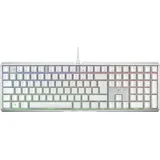 Cherry Xtrfy MX 3.1, weiß/silber, MX2A RED, USB, DE (G80-3890LJADE-0)