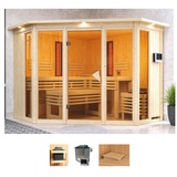 KARIBU Sauna »Adele«, (Set), beige