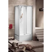 Roth Komplettdusche Exklusiv Falttür 2-tlg. 90x90 - Duschkabine