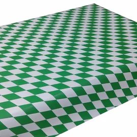 JUNOPAX Papiertischdecke 50m x 1,00m Raute grün-weiß
