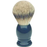 ERBE for Men Rasierpinsel Dachshaar Silberspitz schwarz