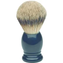ERBE for Men Rasierpinsel Dachshaar Silberspitz schwarz