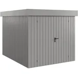 EcoStar Gerätehaus 2,37 x 2,78 m Graualuminium