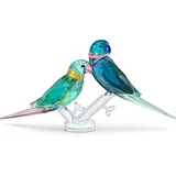 Swarovski Jungle Beats Couple de Perruches Fife et Fifer